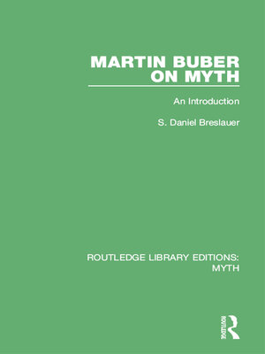 cover image of Martin Buber on Myth (RLE Myth)